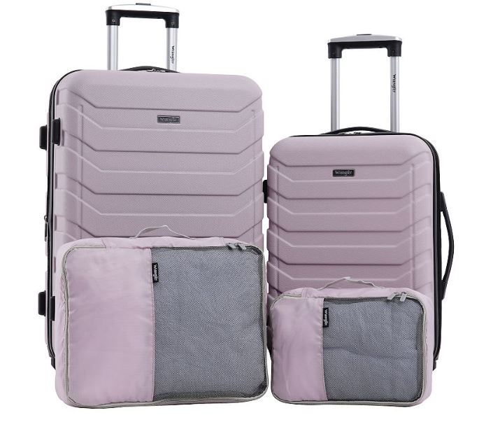 Wrangler Durham 4-piece Expandable Rolling Hardside Luggage Collection