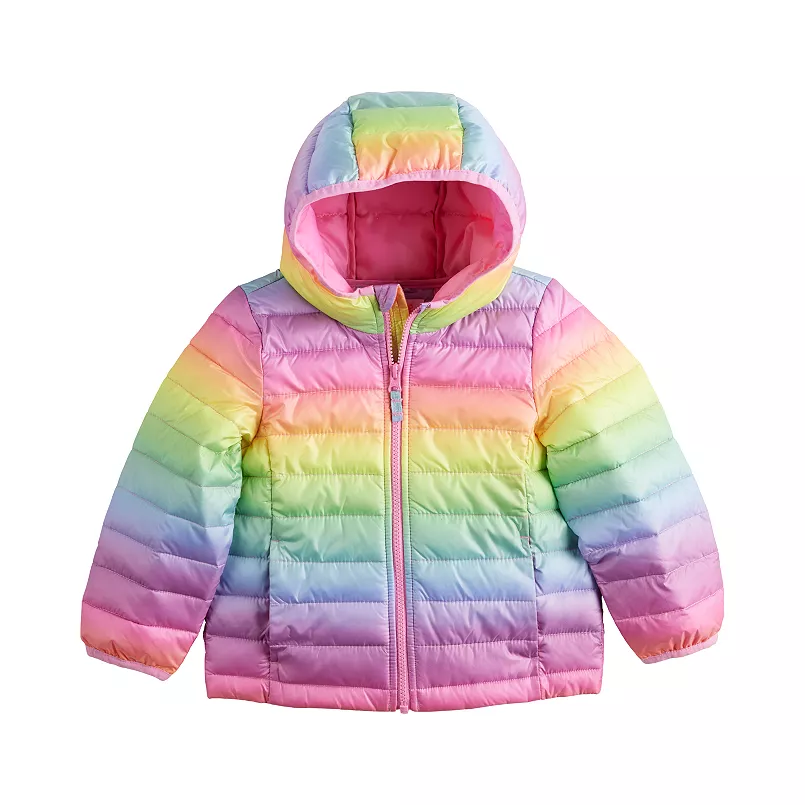 Toddler Girl Jumping Beans® Lightweight Puffer Jacket