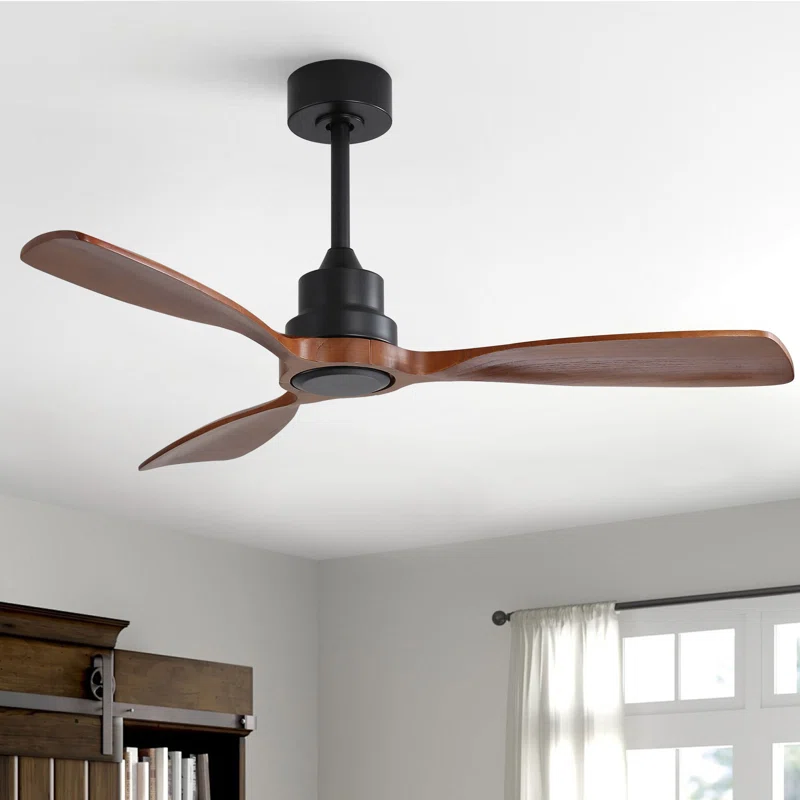 Nicola 48” Ceiling Fan with Remote Control and Wood Fan Blades