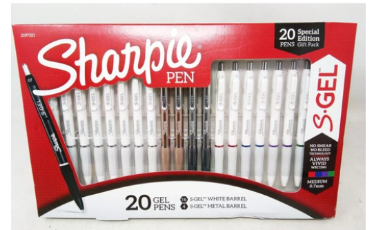 20 Pack: SHARPIE S-Gel Pens- Medium Point