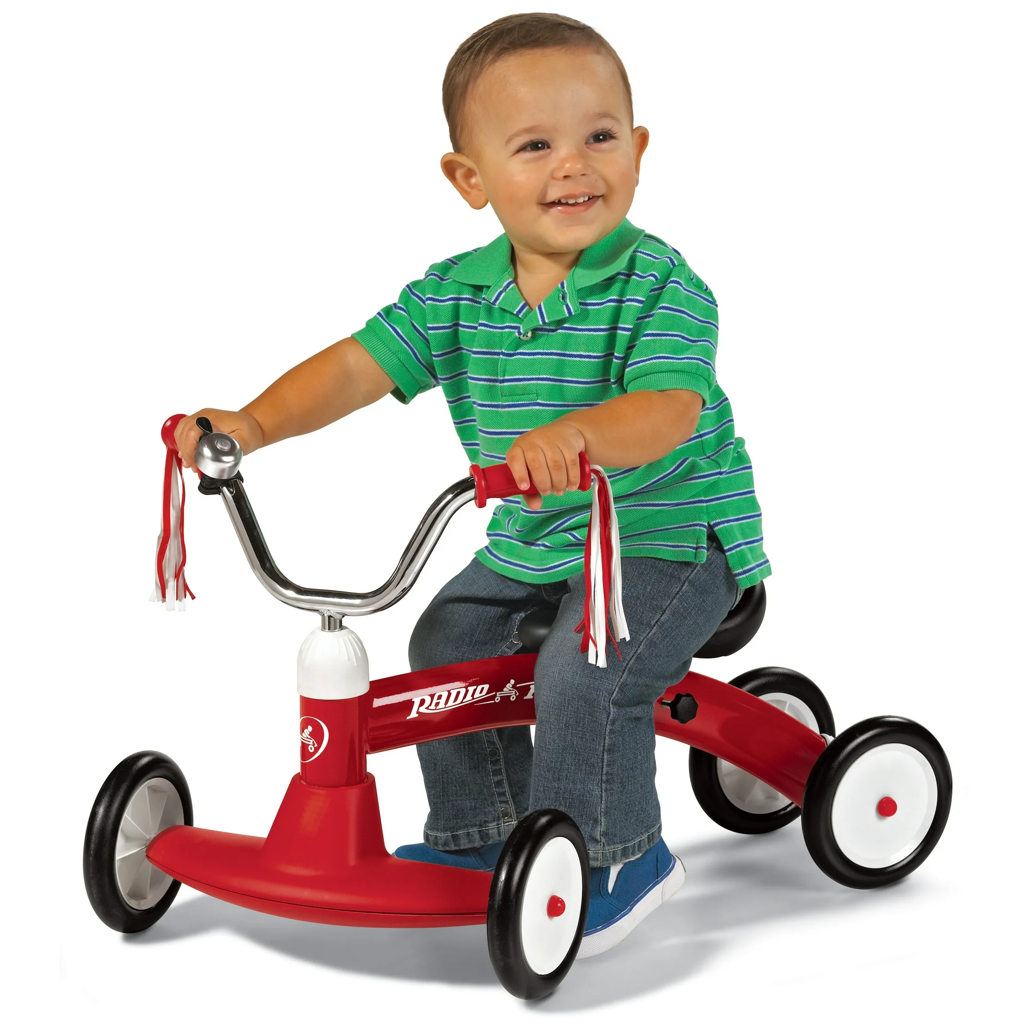 Radio Flyer, Scoot About, Ride-on for Kids 1 to 3 Years, Steel, Red