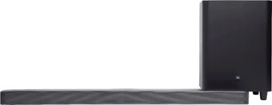 JBL – 5.1-Channel Soundbar with Wireless Subwoofer – Black