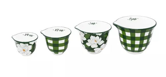 DRAPER JAMES RSVP™ Measuring Cup Set – Magnolia Green