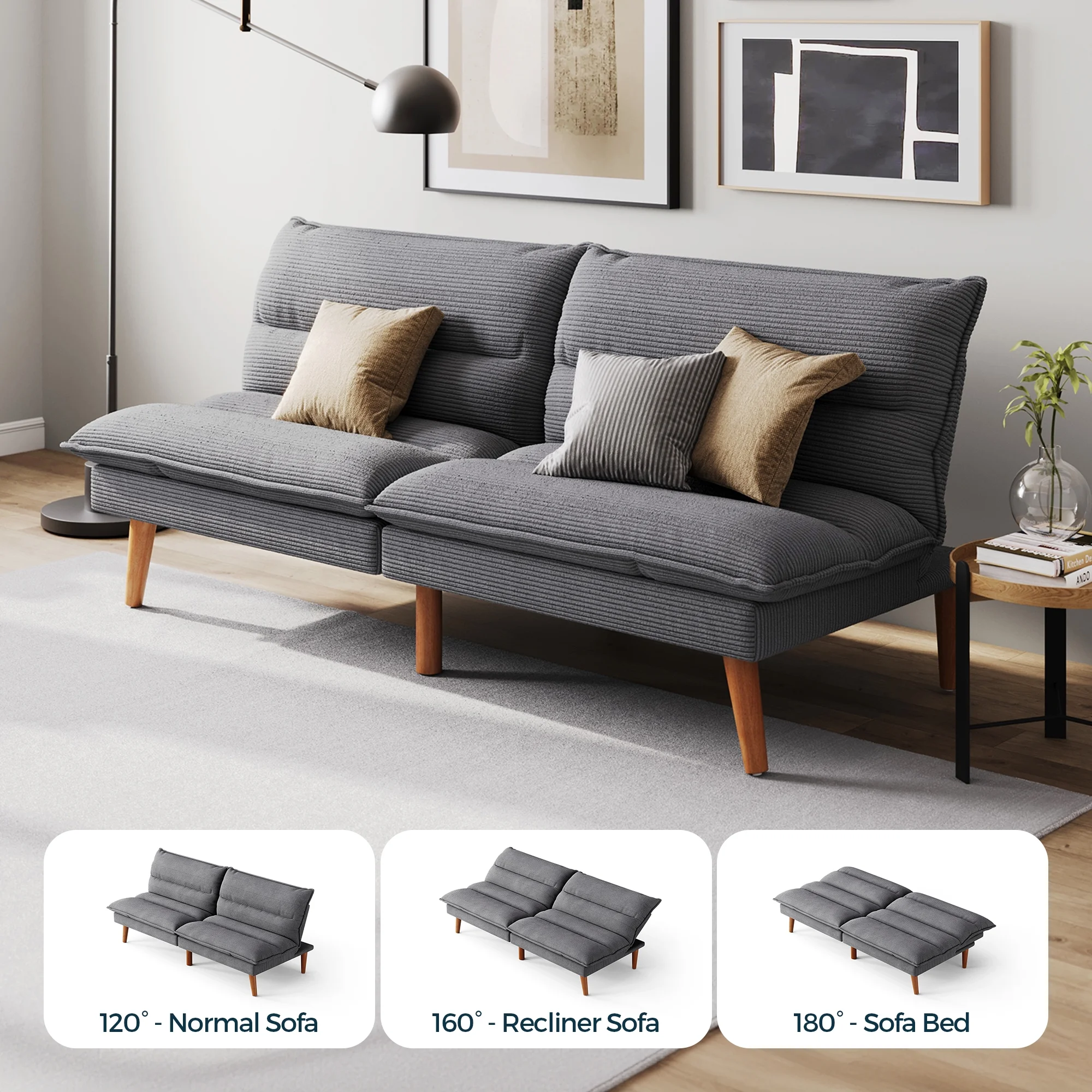 Sofia Active by Sofia Vergara Women’s High Waist Studio Leggings, 27″ and 23″ Inseam