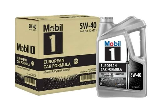 Mobil 1 FS European Car Formula Full Synthetic Motor Oil 5W-40, 5 Quart (Pack of 3)