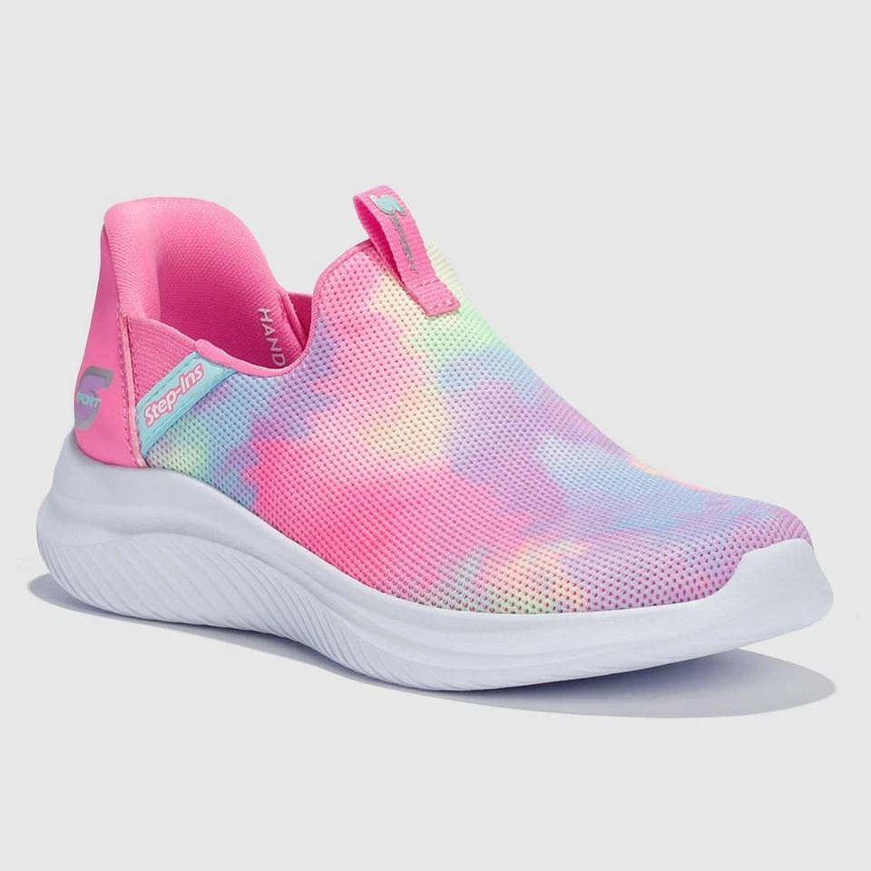 S Sport by Skechers Kids Girls Slip On Step-In Sneakers Memory Foam