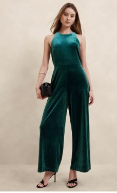 Velvet Knit Jumpsuit