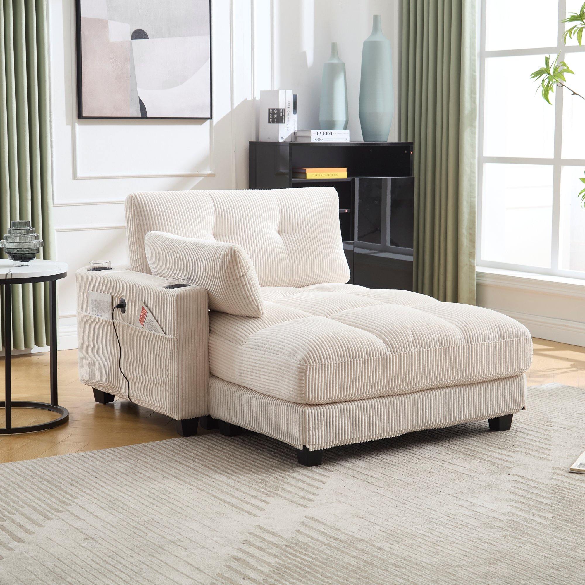 20-ft Outdoor Volleyball and Badminton Set with Adjustable Steel Poles and Accessories by Hall of Games