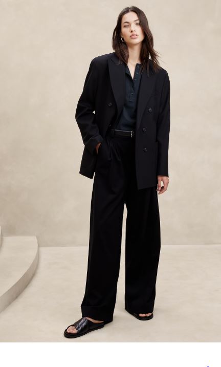 Elbow-Sleeve Cotton Henley