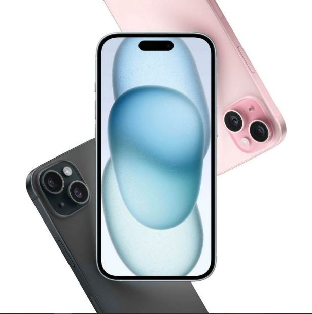 Restored Apple iPhone 15 – Fully Unlocked – 128 GB Black (Refurbished)