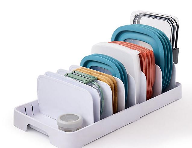 YouCopia StoraLid Food Container Lid Organizer, 40-Lid Capacity