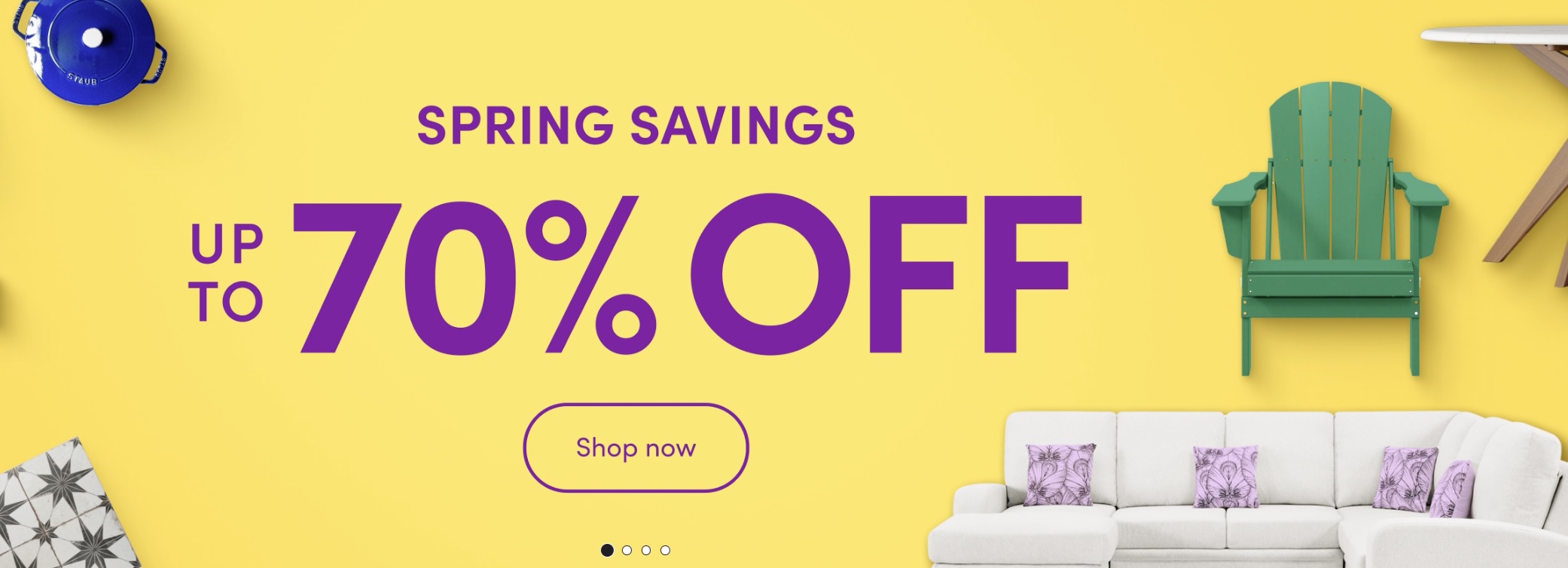 Spring Savings at Wayfair – Up to 70% OFF! 🌸🛋️