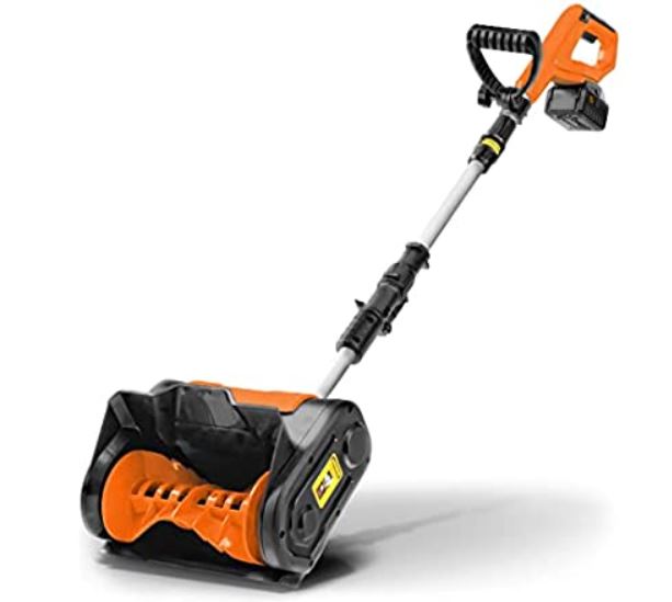 SuperHandy Snow Thrower Power Shovel 4Ah DC 20V, 300 lbs per Min