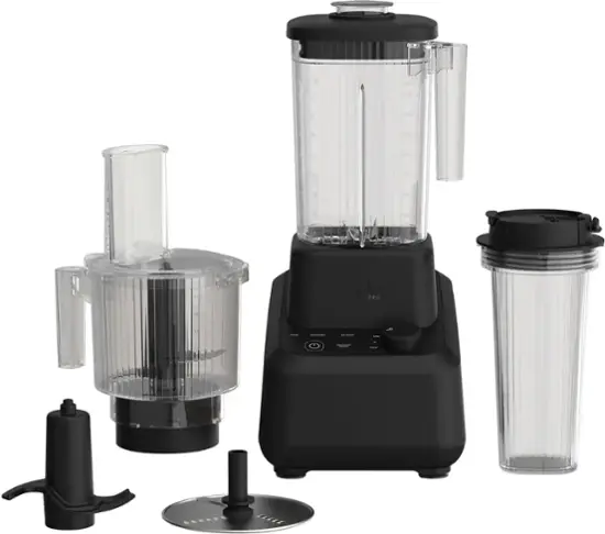 bella PRO – MasterBlend 3-in-1 Prep System with Blender, Personal Blender & Food Processor – Black Wash