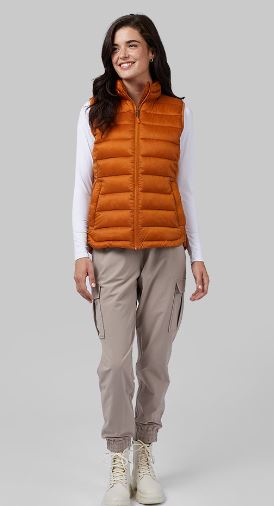 WOMEN’S LIGHTWEIGHT POLY-FILL PACKABLE VEST