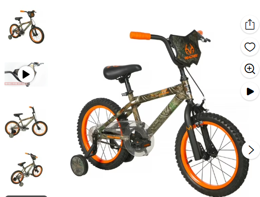 12″ LittleMissMatched Unicorn Child’s Bicycle, 12″ Wheels, Toddlers Ages 3+, Pink,Purple