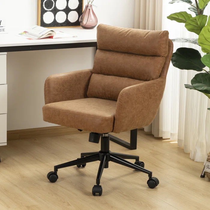 Kopko Swivel Faux Leather Task Chair