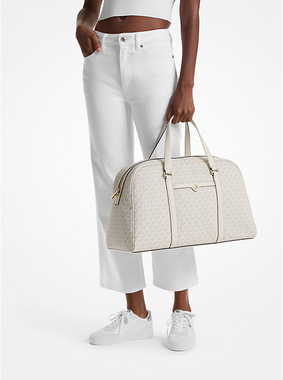 michaelkors Jet Set Travel Extra-Large Signature Logo Weekender Bag