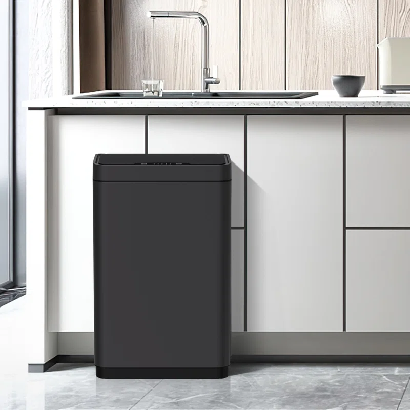 Mbillion Motion Sensor Trash can Stainless Steel Garbage Can Kitchen Trash Can