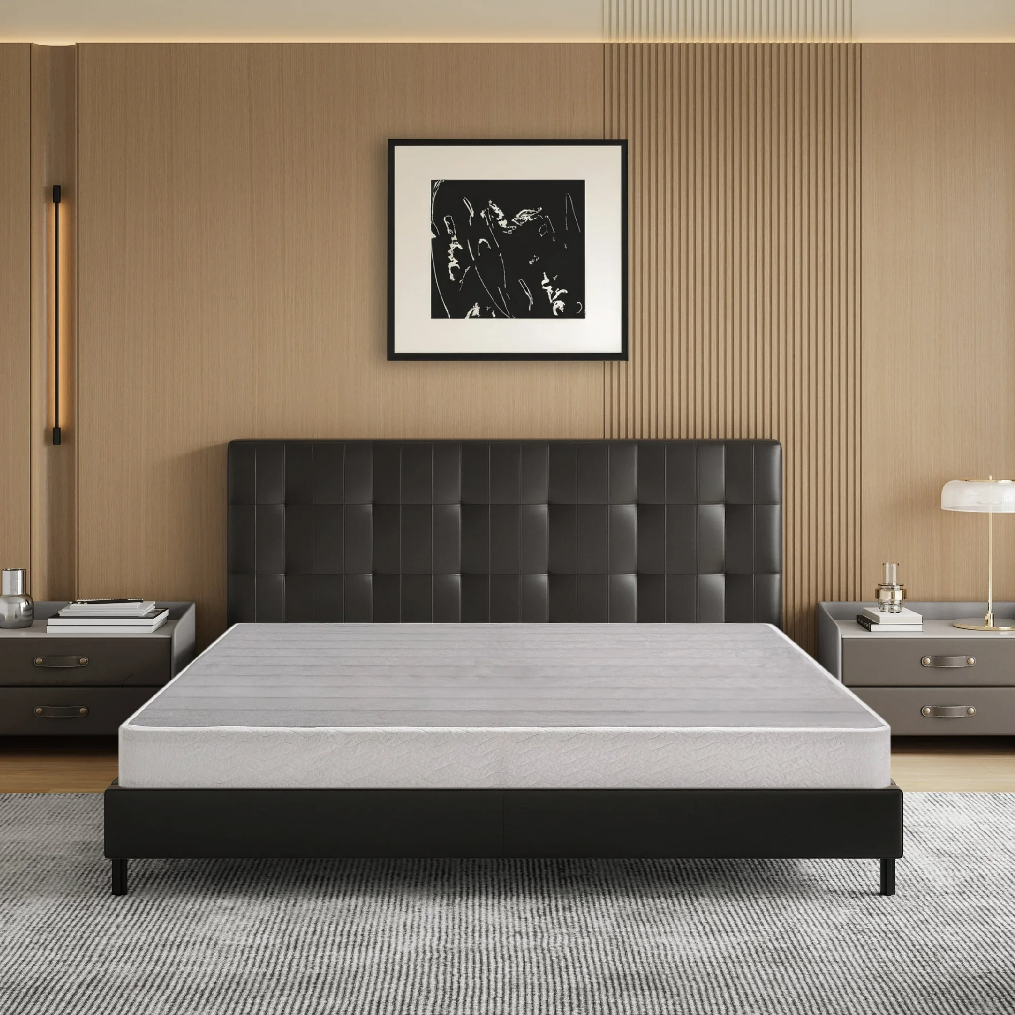 Ktaxon Large 47.2″ Makeup Vanity with 3 Color Lights, Vanity Desk with USB Charging Station, Vanity Makeup Table with Visible Drawers, Hidden and Open Storage Shelves, White