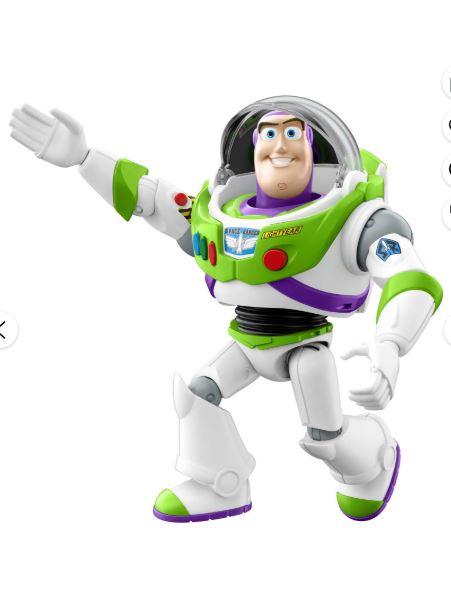 Disney Pixar Toy Story Talking Buzz Lightyear 10-inch Figure with Action Chop, Collectible