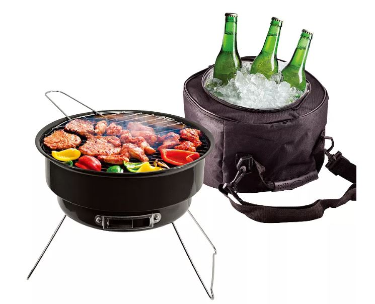 PEAK+PINE Tailgate Grill/Cooler Combo
