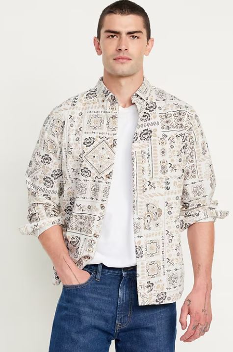 Button-Down Corduroy Shirt