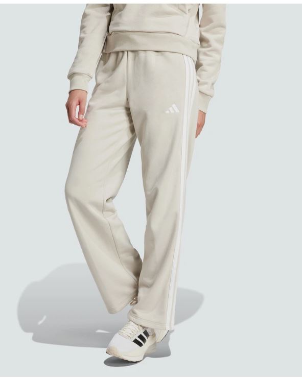 adidas women Essentials 3-Stripes Open Hem French Terry Pants