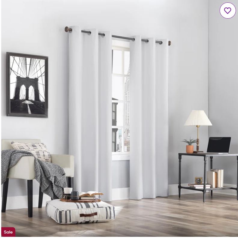 Wayfair Basics® Thermal 100% Blackout Grommet Curtain Panel