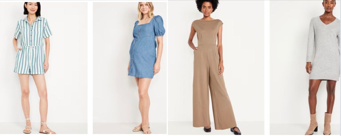 Dresses and rompers on SALE plus a additional 50% off for card holders from Old Navy