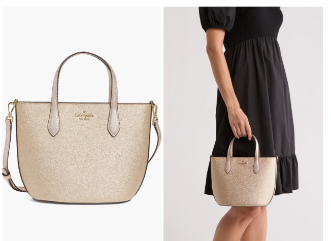 Kate Spade glimmer leather satchel
