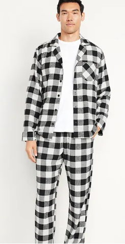 Flannel Pajama Set for Men