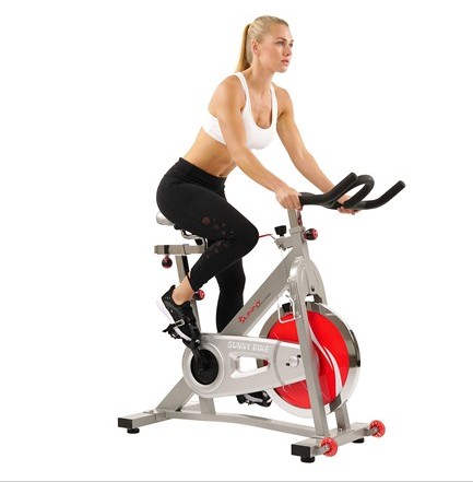 Sunny Health and Fitness SF-B901B Belt Drive Pro Indoor Cycling Bike