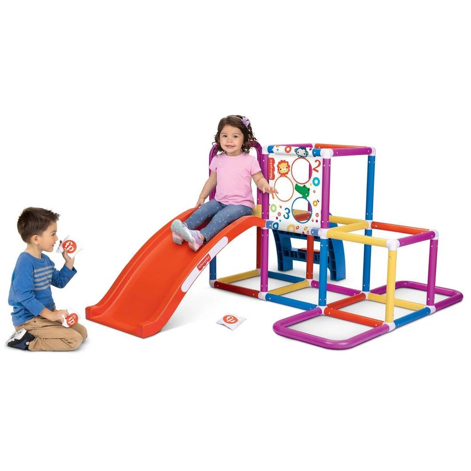Fisher Price Climbing Jungle Gym Play Set with Toss Game
