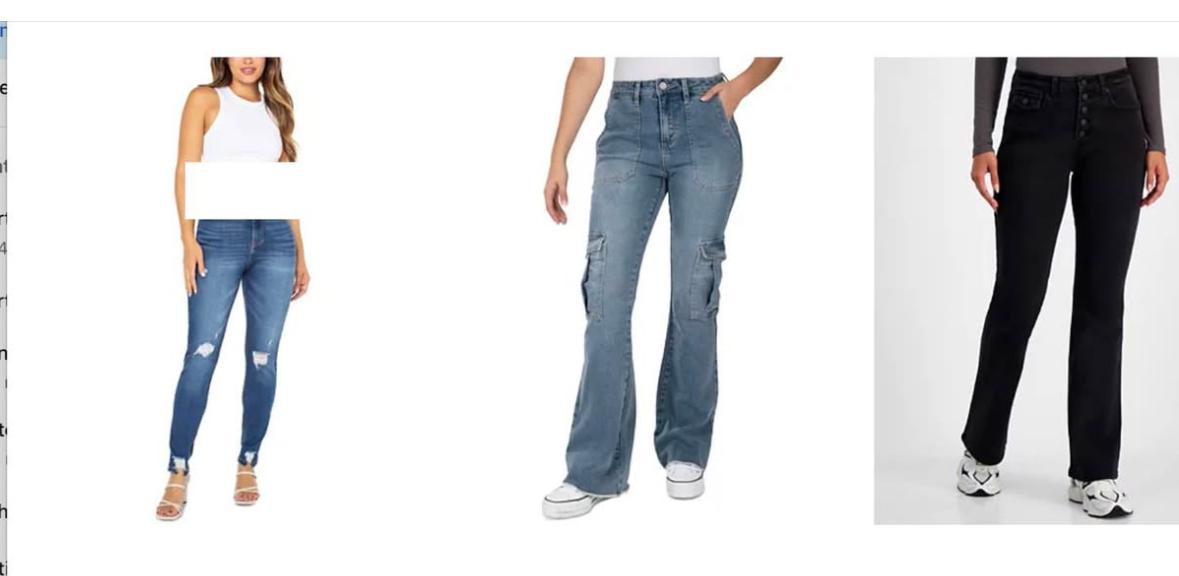 Women’s Jeans from $14 from MACY’s