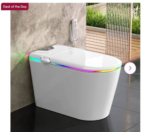 SMTW02C BCAN Nordic Smart Toilet With Bidet And Auto-Open Lid