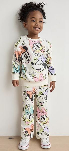 Character Baby Girls Rib Short Sleeve Top & Leggings Set, 2-Pice, Sizes 0/3 Months-24 Months