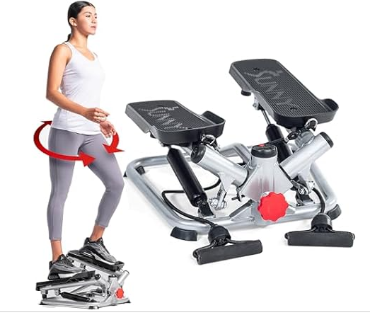 Sunny Health & Fitness Twist Stepper mini steppers for exercise at home Workout