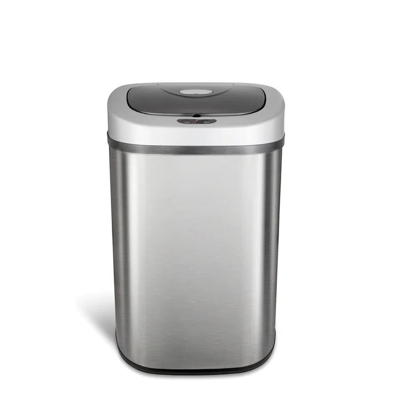Nine Stars 21 Gallon Stainless Steel Motion Sensor Trash Can
