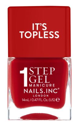 Nails.INC, It’s Topless Gel Nail Polish, 4-in-1 Base Coat, Treatment, Color & Top Coat