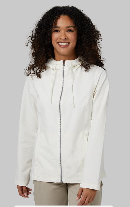 WOMEN’S HOODED WINDBREAKER JACKET