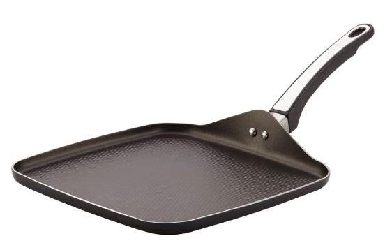 Farberware High Performance Aluminum Nonstick Stovetop Griddle / Grill Pan, 11 Inch