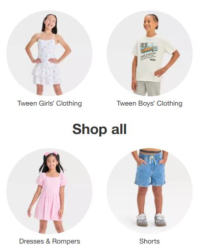 So many cheap boys and girls tees