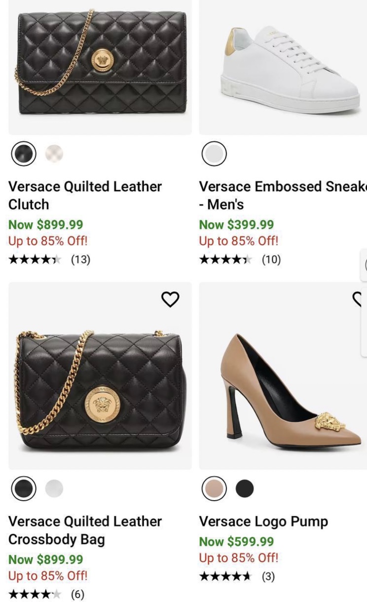 Up to 85% off lux sale !!! 