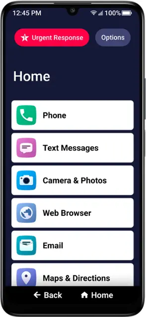 Lively® – Jitterbug Smart4 Smartphone for Seniors – Black