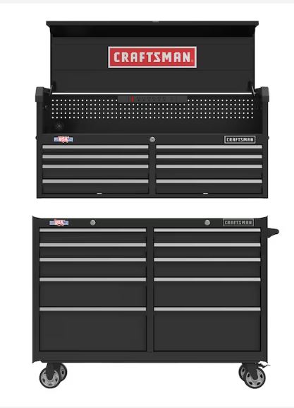 CRAFTSMAN S2000 52-in Metal Rolling Tool Storage Collection