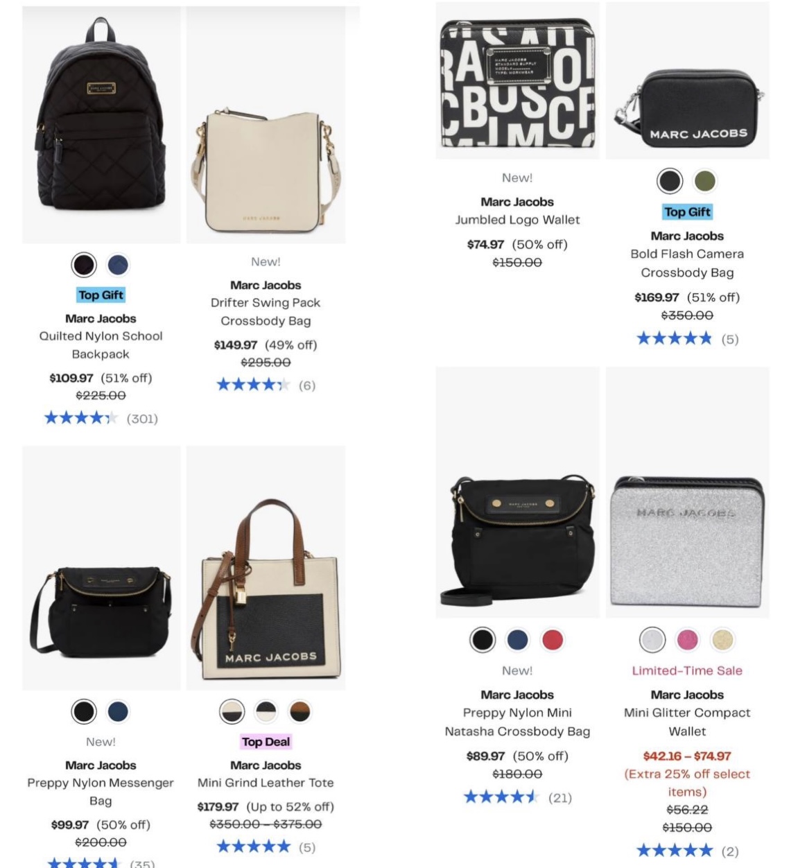 Huge Marc Jacobs Sale – Up to 70% Off! ✨