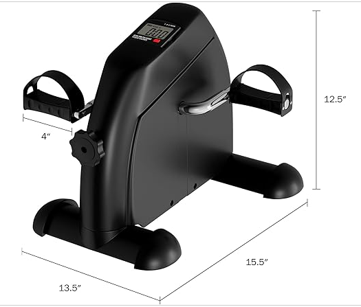 Under Desk Bike and Pedal Exerciser – At-Home Physical Therapy Equipment and Exercise Machine