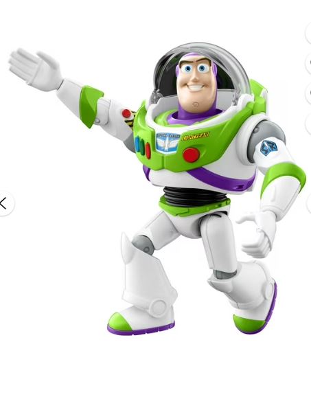 Disney Pixar Toy Story Talking Buzz Lightyear 10-inch Figure with Action Chop, Collectible