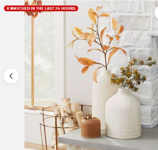 16″ Distressed Ceramic Vase Natural Cream – Hearth & Hand with Magnolia